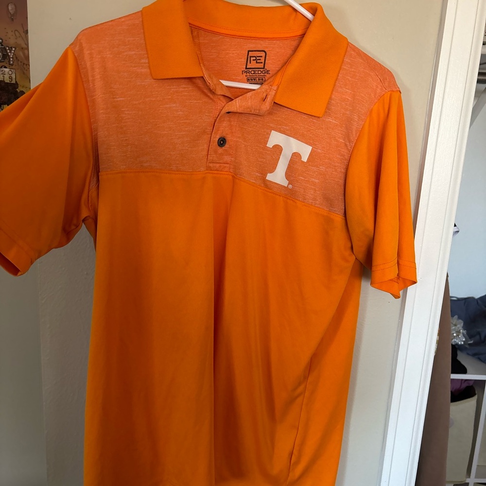 Pro Edge Men's Orange Polo Shirt Tennessee